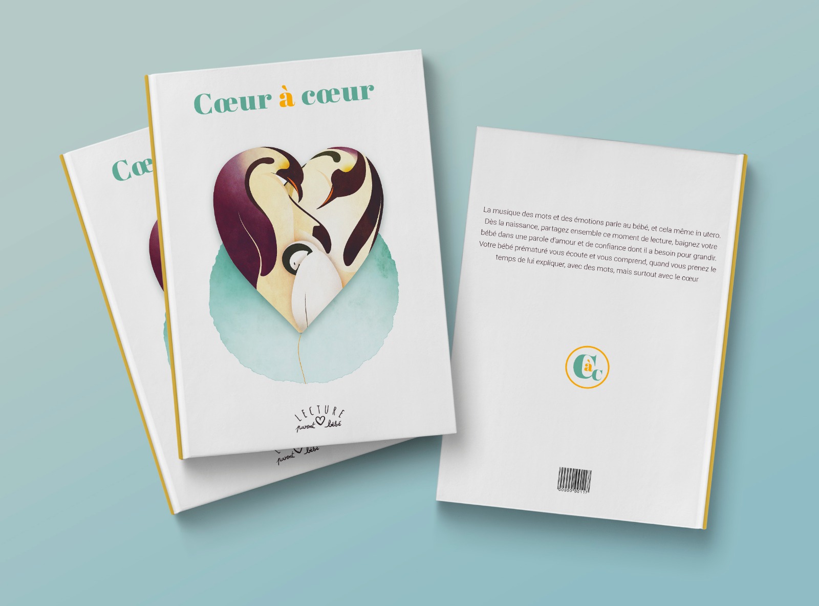 Lecture parent bébé coeur à coeur